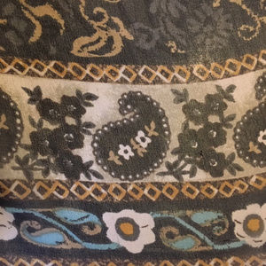 Oscar by Oscar de la Renta Silk Scarf Floral Paisley